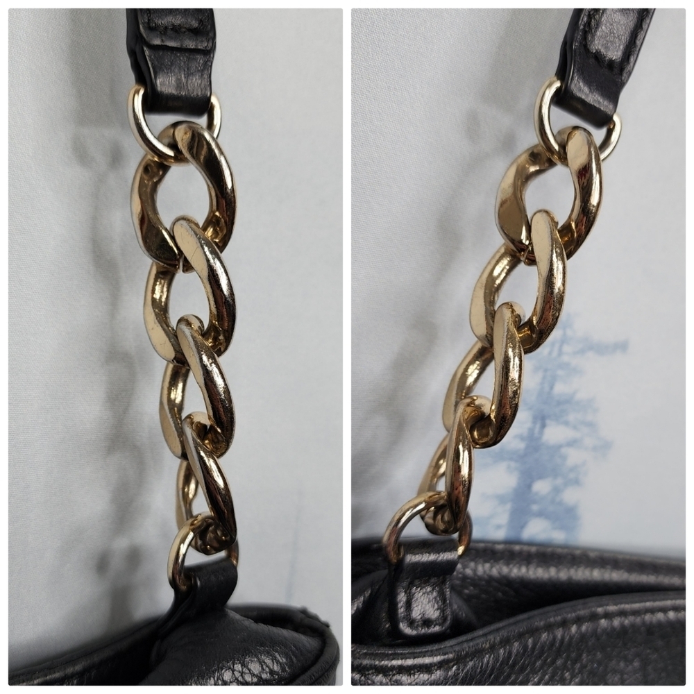 MICHAEL Michael Kors Black Pebbled  Leather Bag - Picture 8 of 15